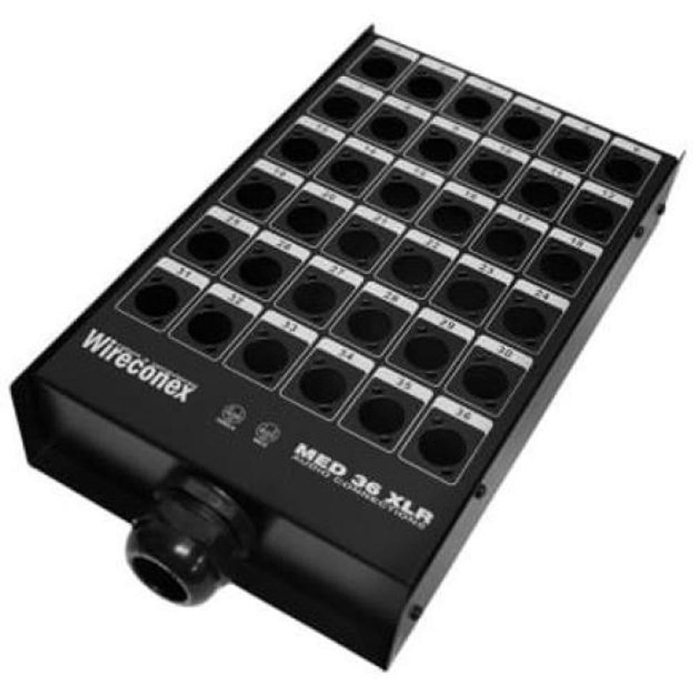 Caixa Meduza Wireconex Med2 36 1Sn 36 Vias Xlr Sem Conector