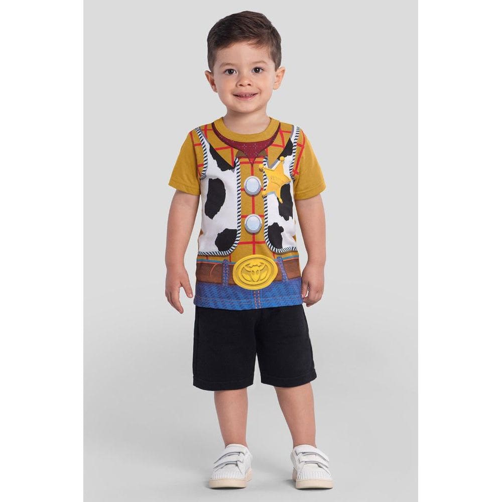 Camiseta infantil unissex do Toy Story Brandili - 1