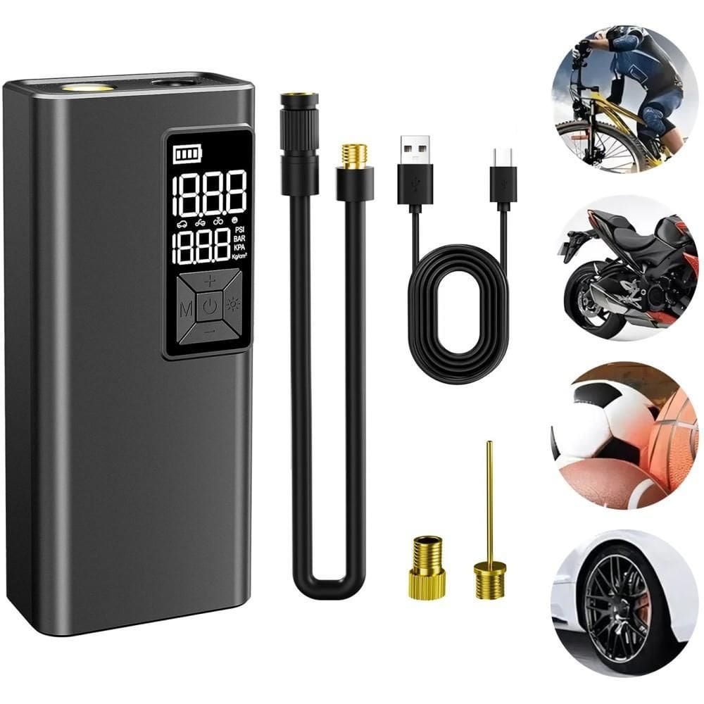 Calibrador E Bomba De Ar Portátil Com Lanterna Nomad Bivolt