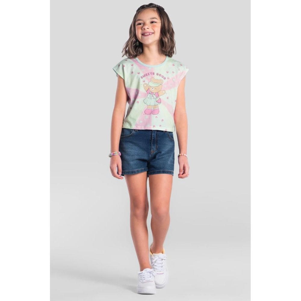 Blusa infantil menina colorida sweet goods Brandili