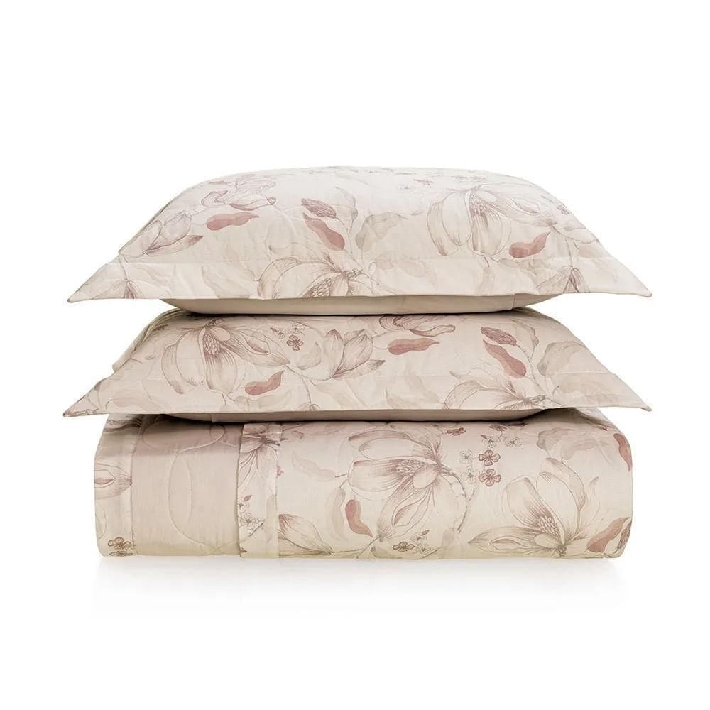 Kit Colcha / Cobre Leito Casal 200 Fios - Karsten Magnolia