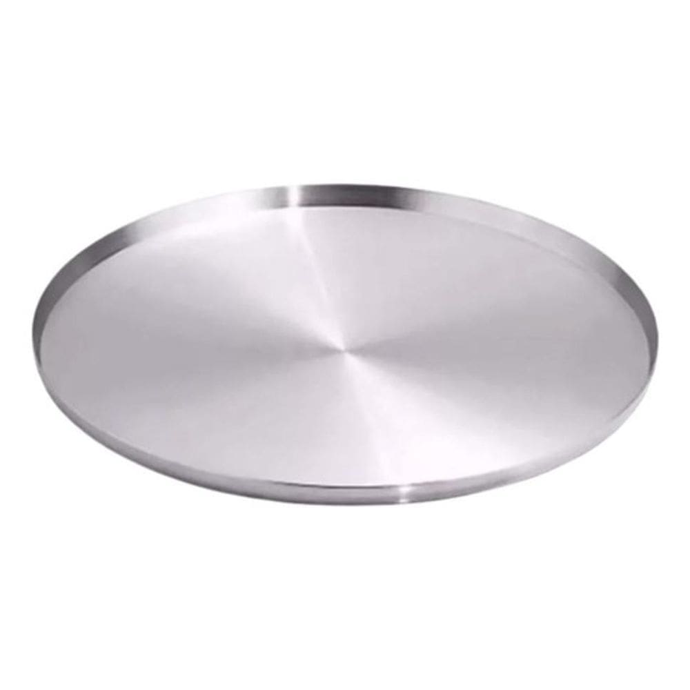 Forma Assadeira Bandeja Para Pizza 40Cm Redonda Alumínio Jjb