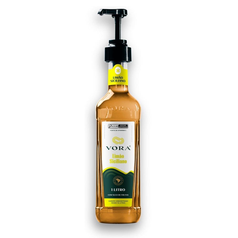Xarope Concentrado Vora Limão Siciliano 1000Ml
