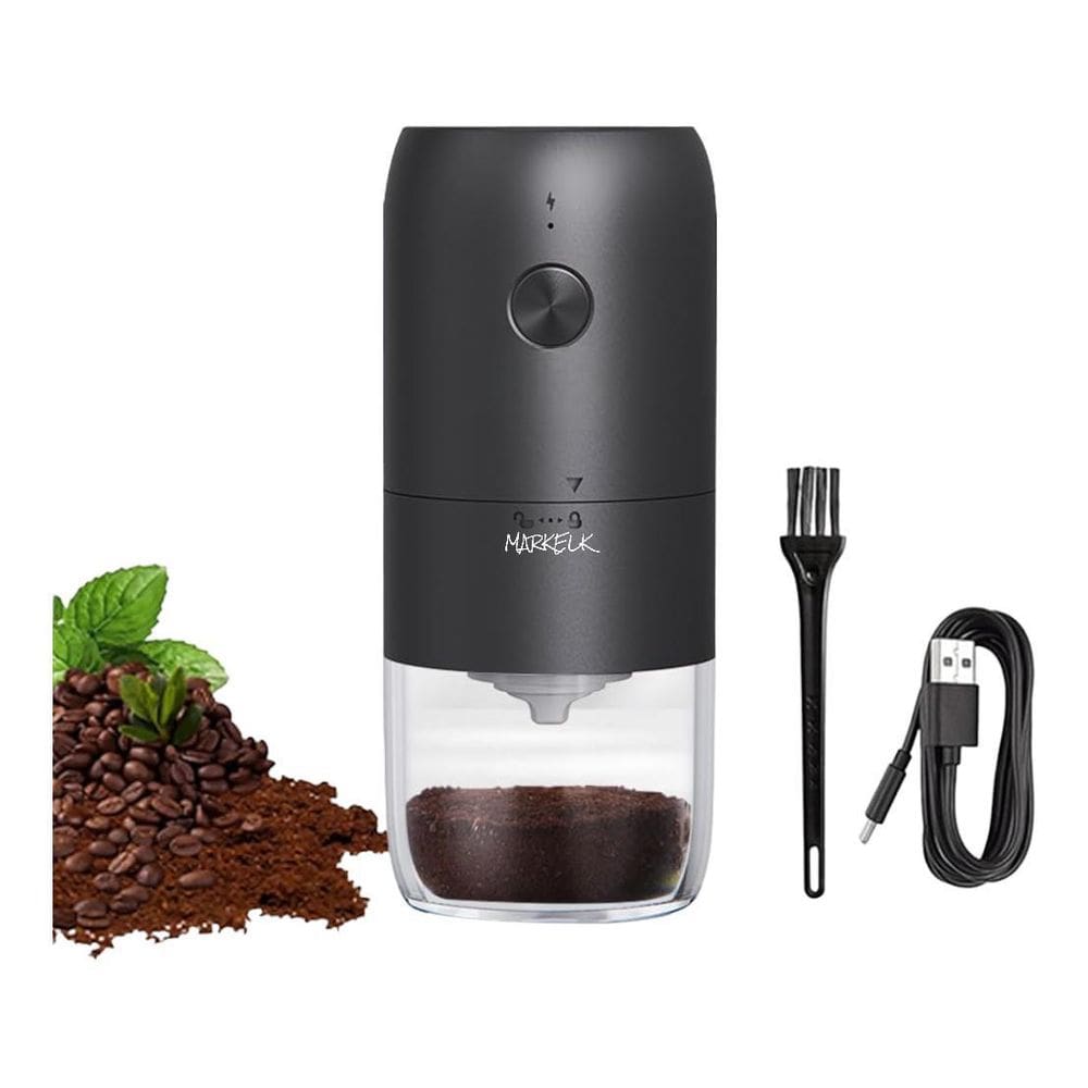 Moedor Café Elétrico,Automático Portátil Moedor Grãos Cafe,