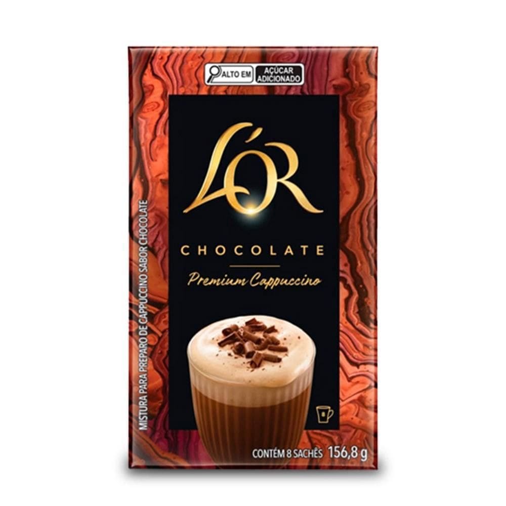 Cappuccino Solúvel Lor Chocolate 156,8G