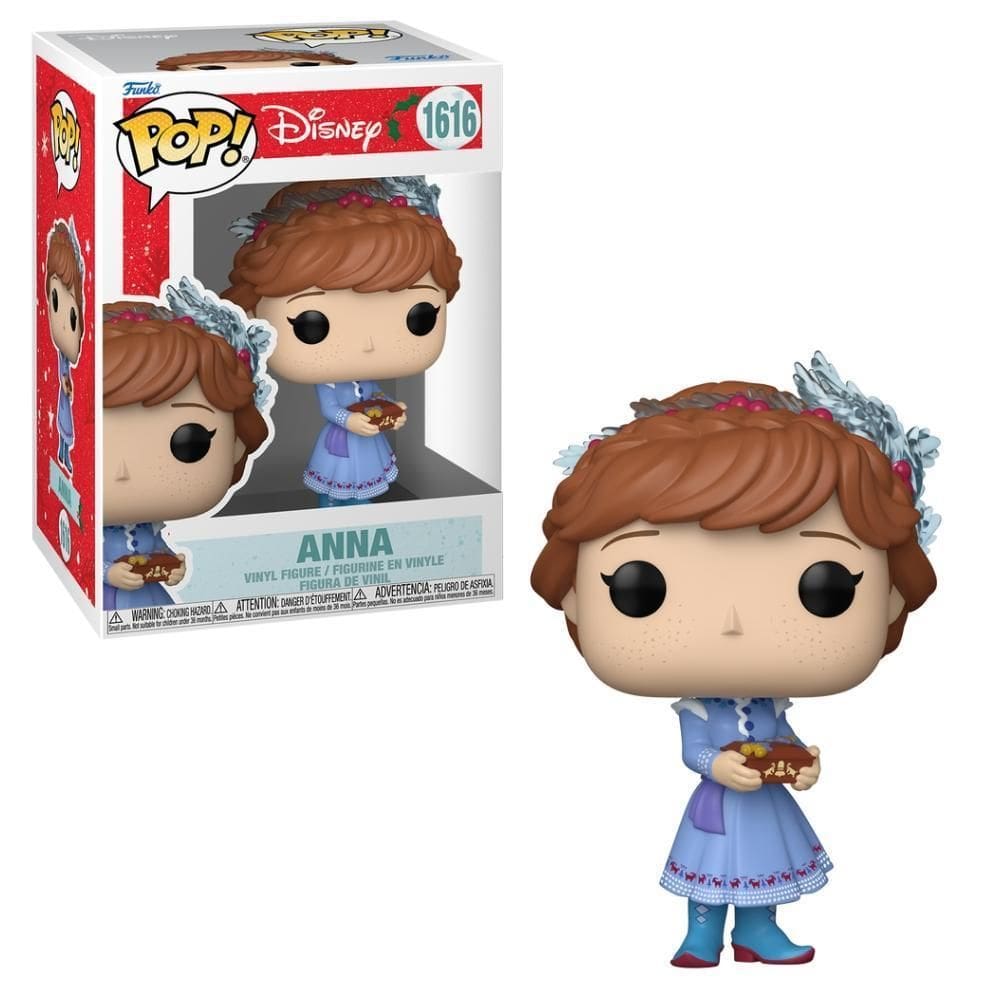 Boneco Funko Pop Disney Princesas De Natal - Anna
