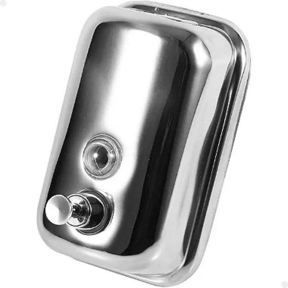 Dispenser Saboneteira Álcool Gel Sabão Líquido Inox 500Ml