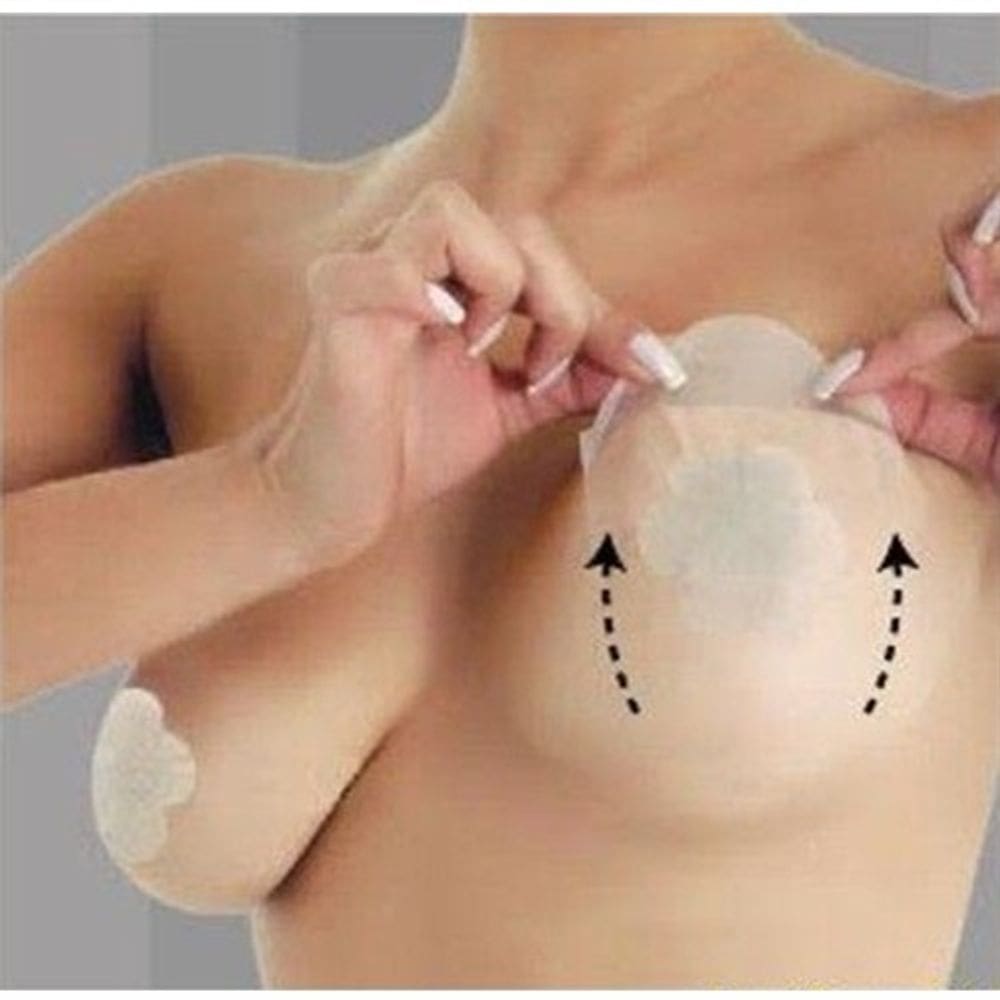 Sutiã Adesivo Levanta Seios 10 Peças Bare Lifts  5 pares