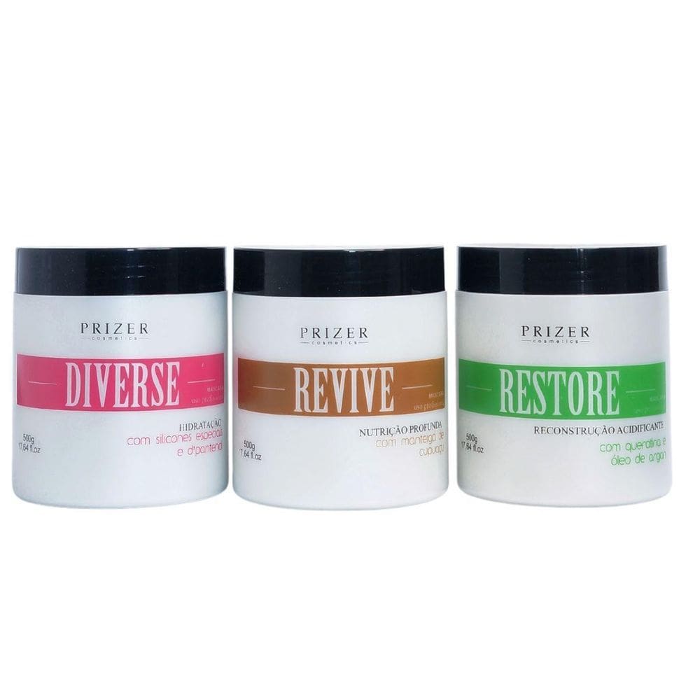 Cronograma Capilar Hidratação Nutrição Reconstrução 500Gr