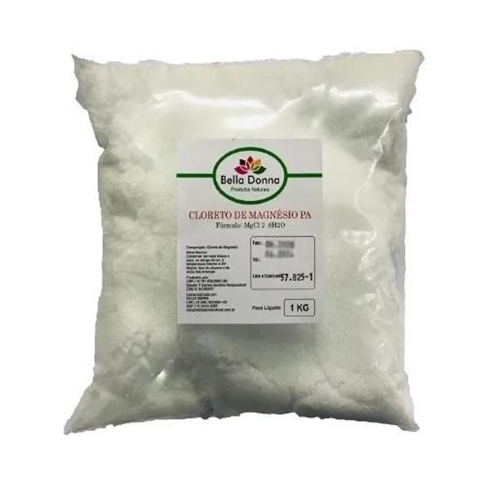 Cloreto De Magnésio Pó Pa 1 Kg Anti Envelhecimento Sabor Sem
