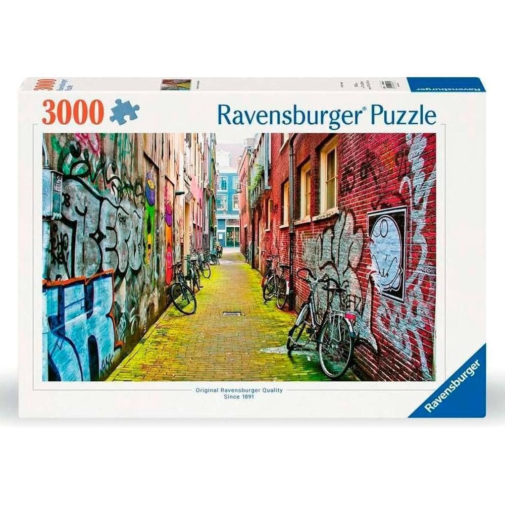 Puzzle 3000 Peças Arte Na Rua - Importado - Ravensburger