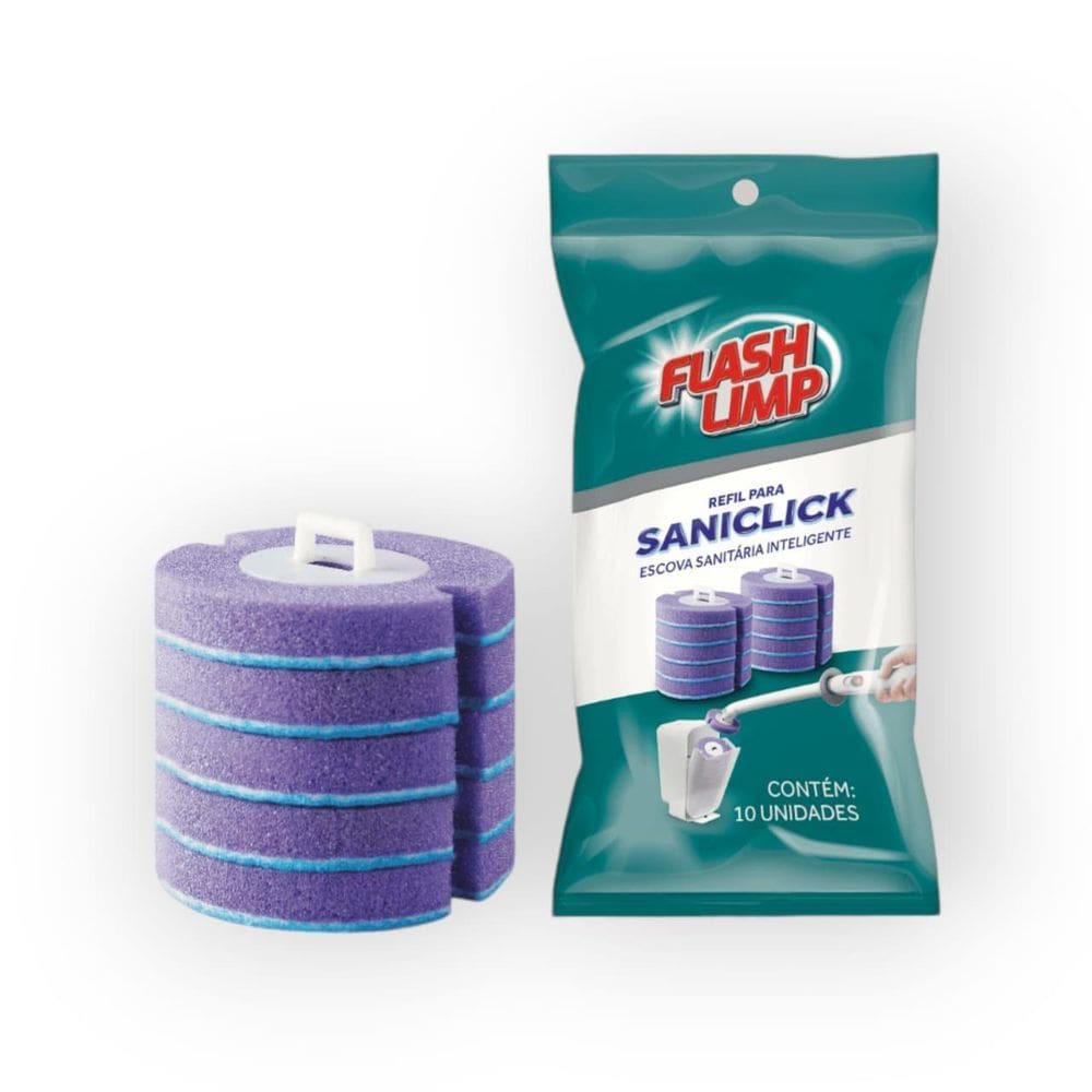 Refil Descartavel Para Escova Sanitaria Saniclick Flashlimp