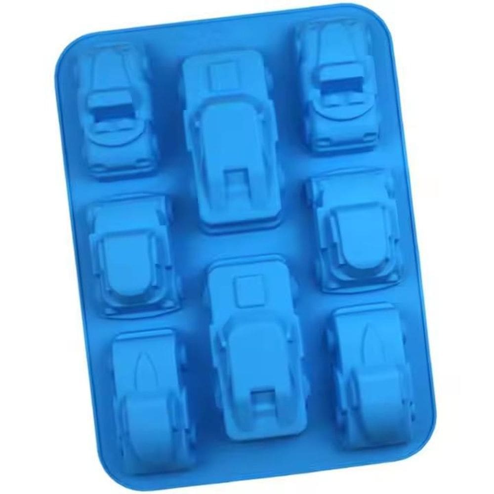 Forma Molde Silicone Carros Carrinhos 32.5Cm Chocolate Doces