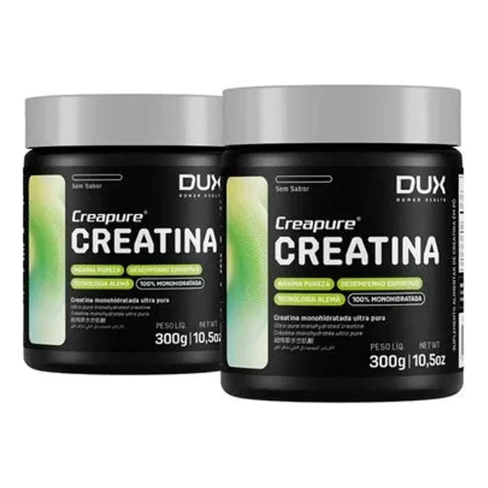 Creatina Creapure 300G Dux Kit 02 Unidades
