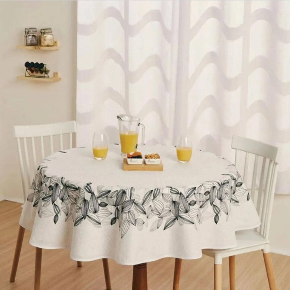 Toalha De Mesa Super Pratica Redonda Campos 1,55M Redonda