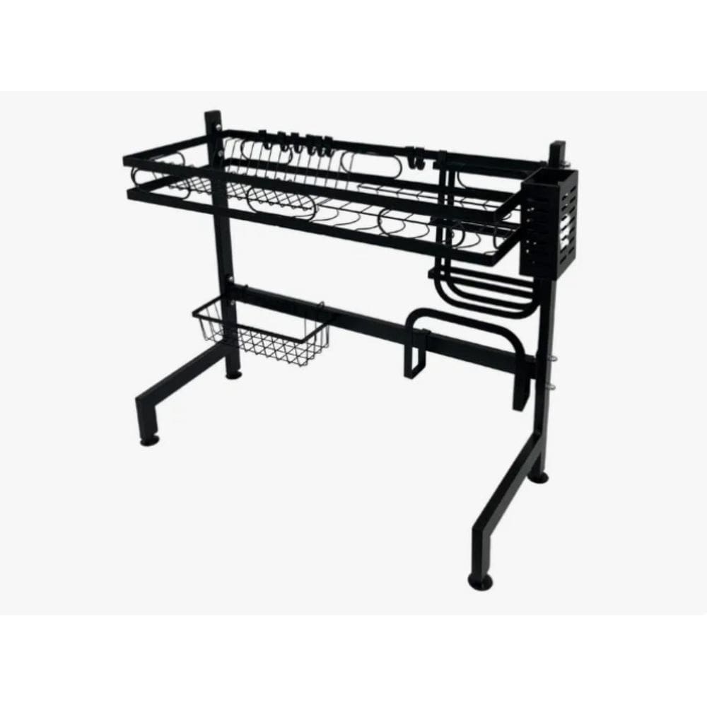 Escorredor De Pratos Medio Organizador Com Suportes Para Pia