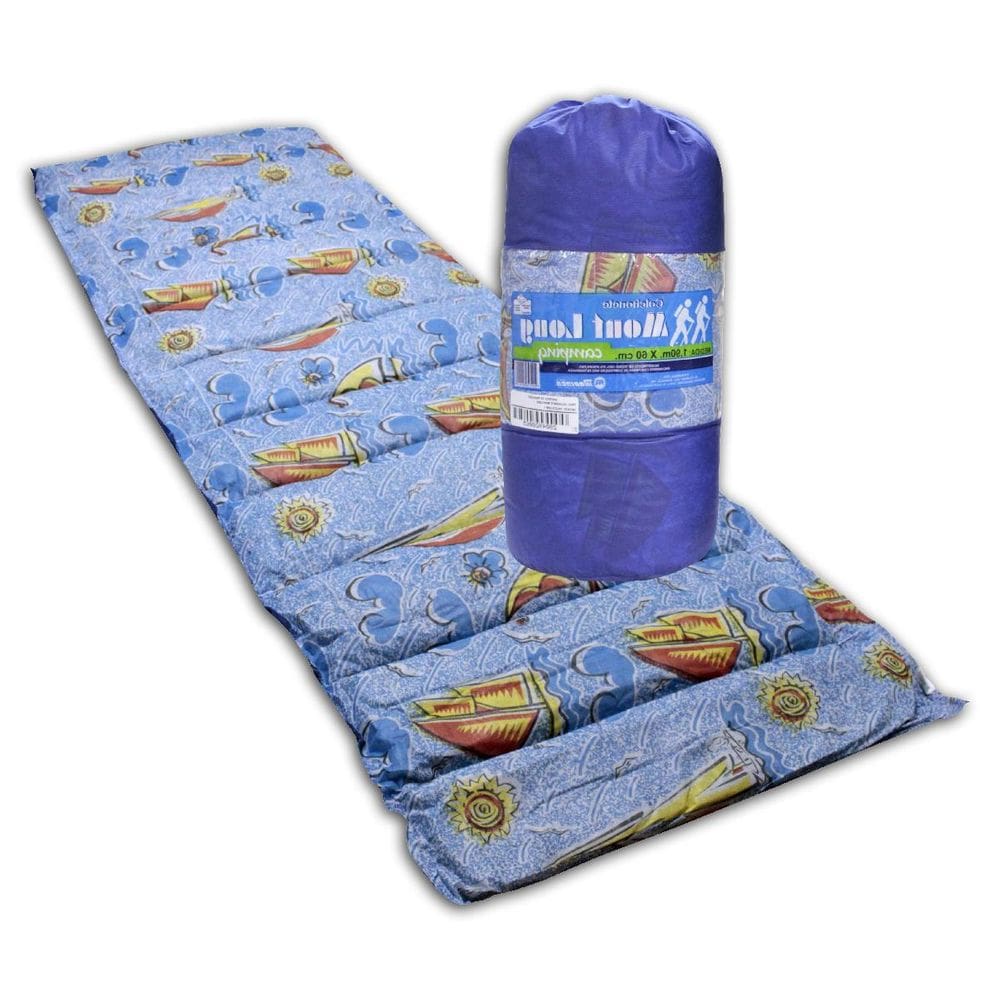 Colchonete Saco Dormir Mont Long Campo Praia Azul Solteiro