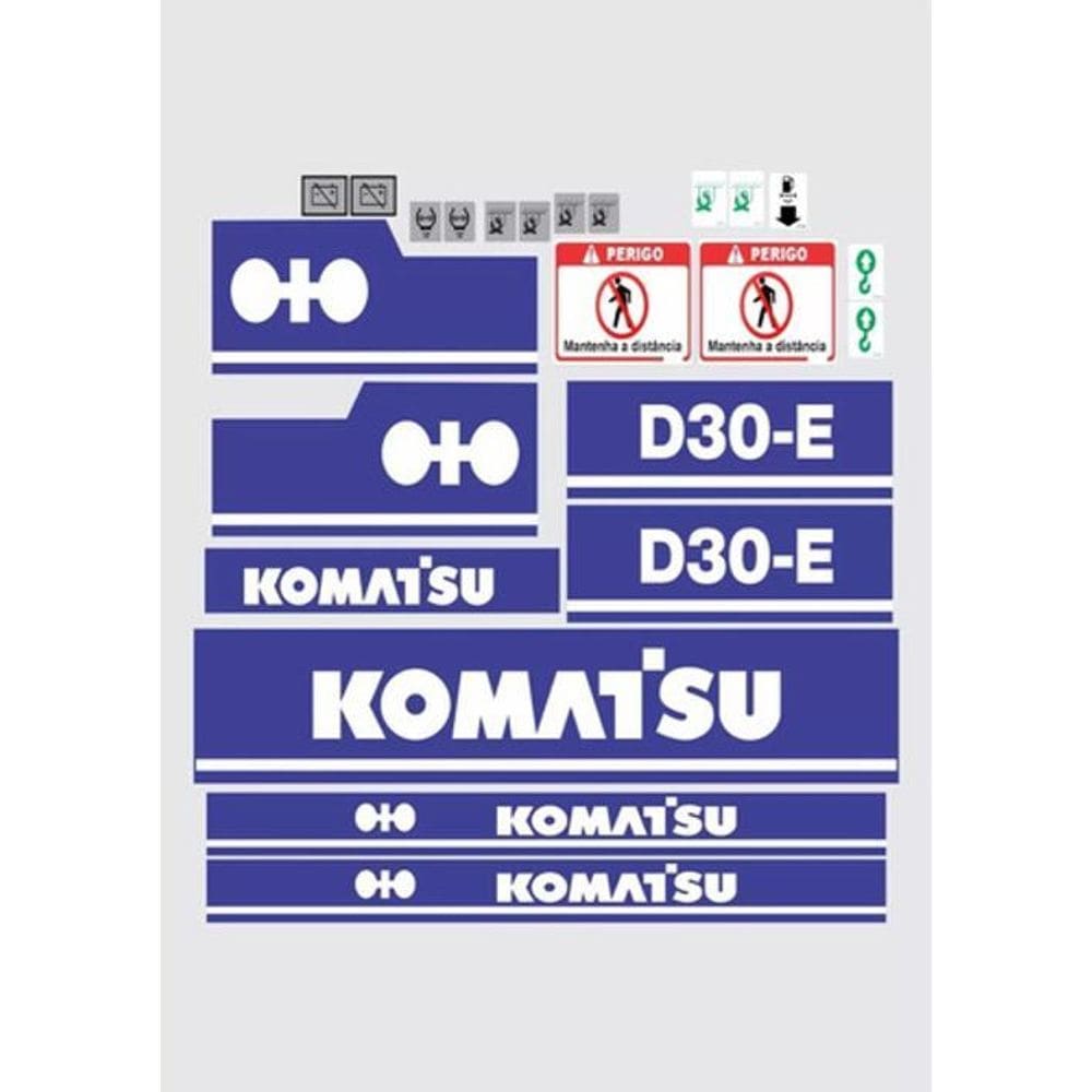 Kit Adesivos Komatsu D30-E