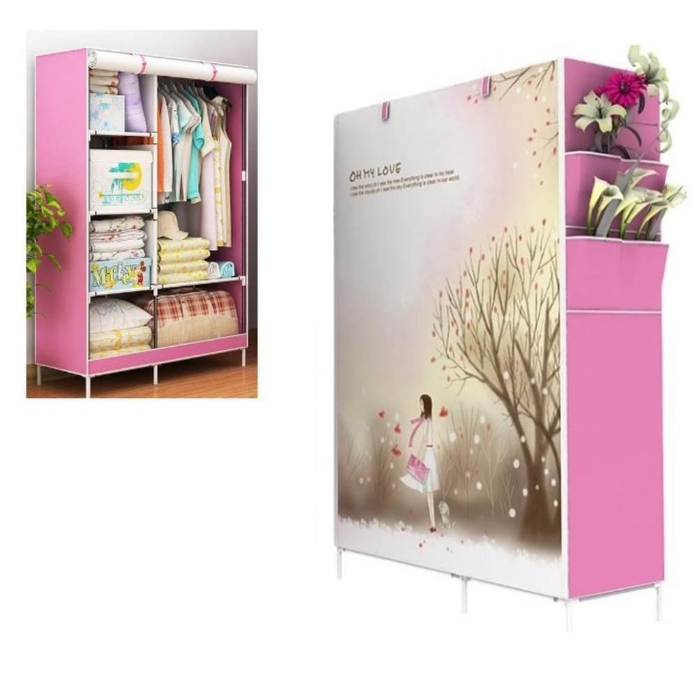 Guarda Roupa Adulto Portatil Arara Roupeiro Infantil