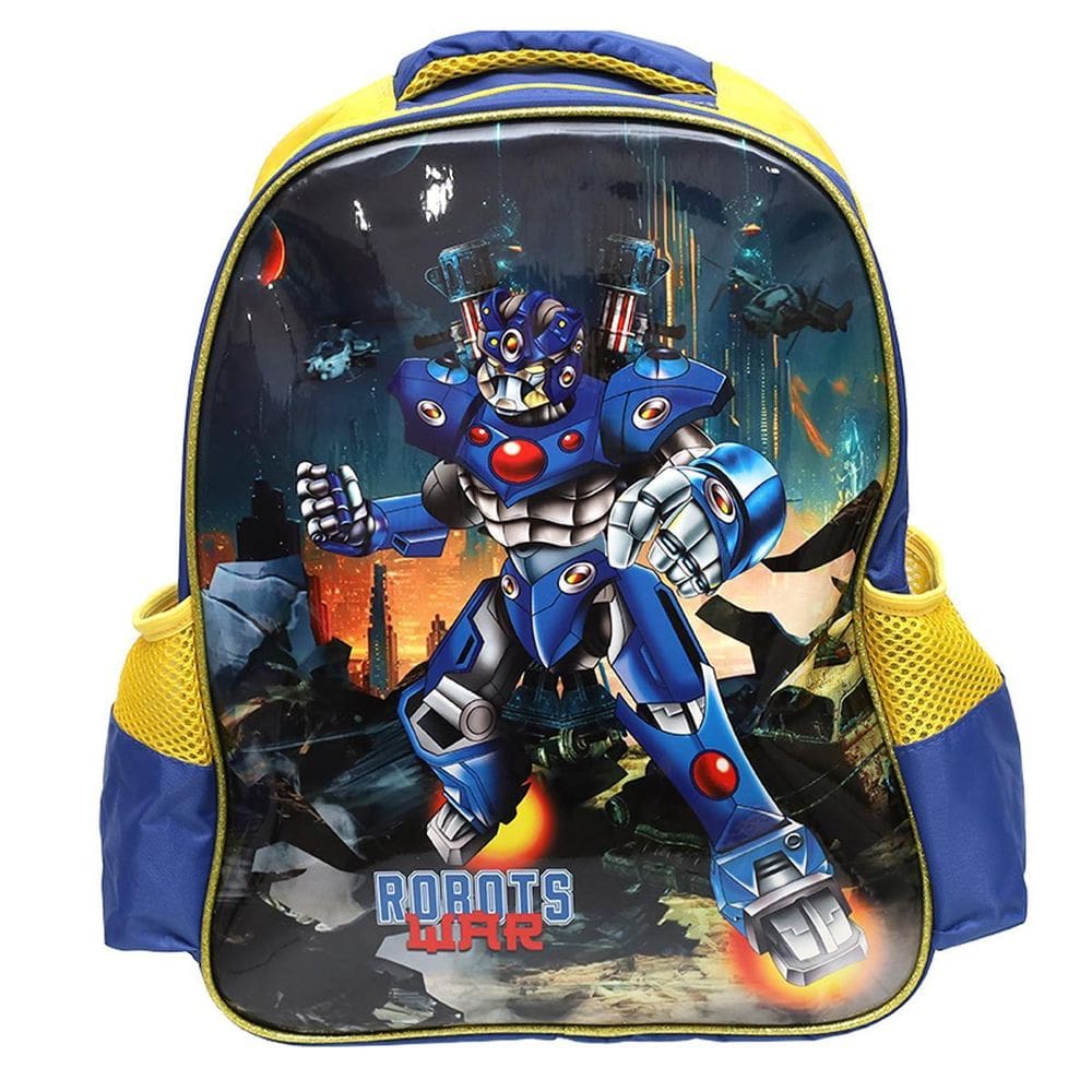 Mochila De Alças Escolar Masculina Monster Hero Infantil