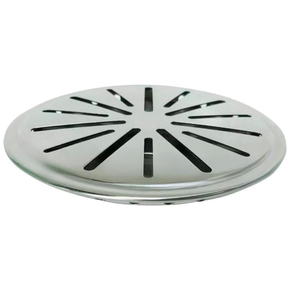 Ralo De Fundo Anti Turbilhão Em Aço Inox Para Piscinas 50Mm