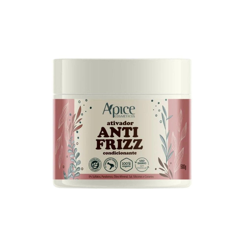 Ativador Anti Frizz Apse 500G No Poo Low Poo Condicionante