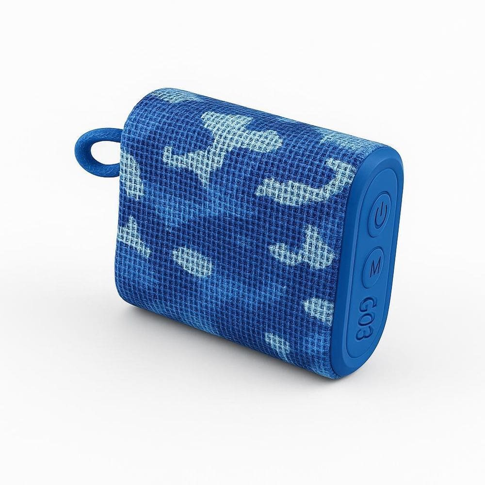 Caixa Som Go3 Camuflada 5W Bluetooth Usb Proteção À Prova