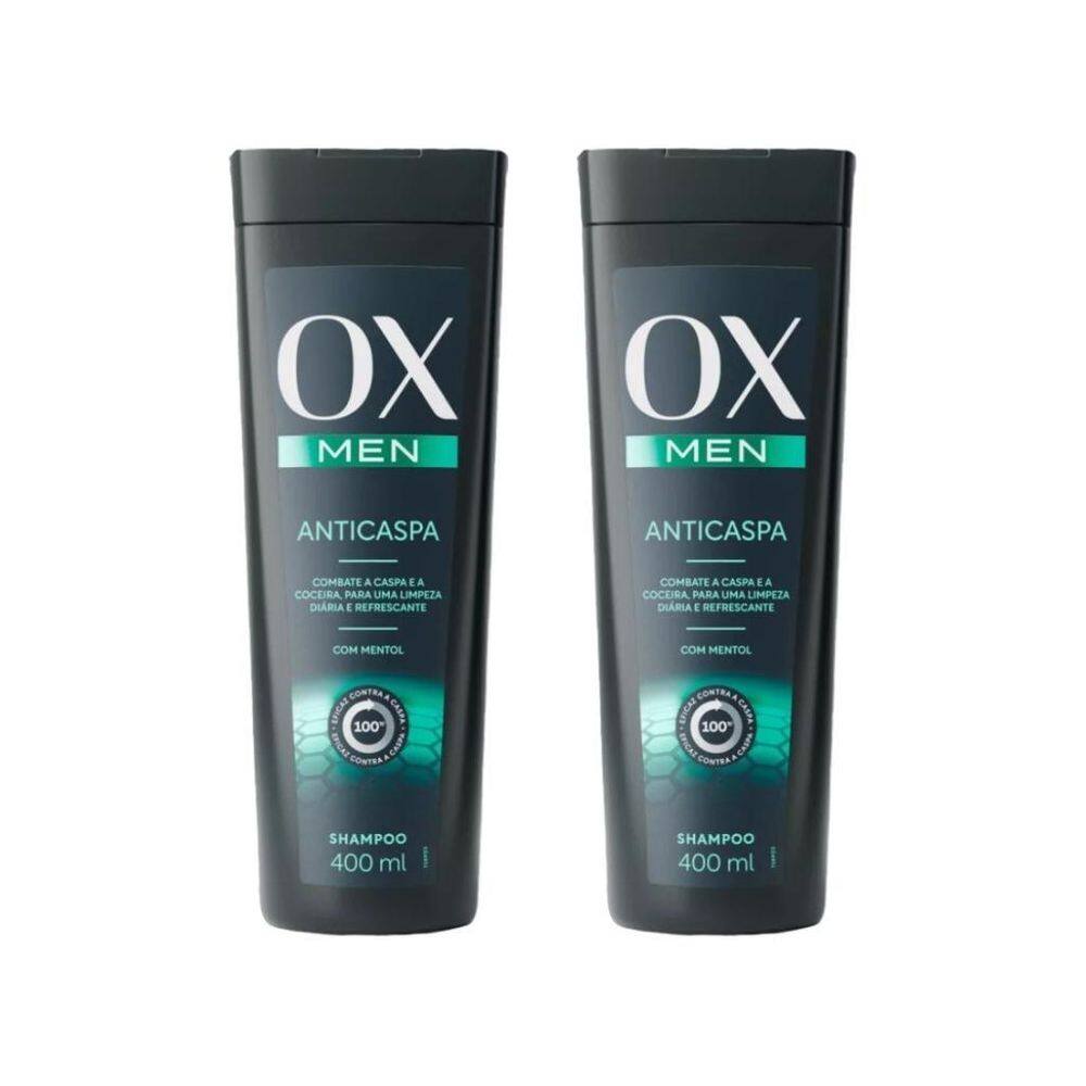 Shampoo Ox 400Ml Men Anticaspa - Kit Com 2Un