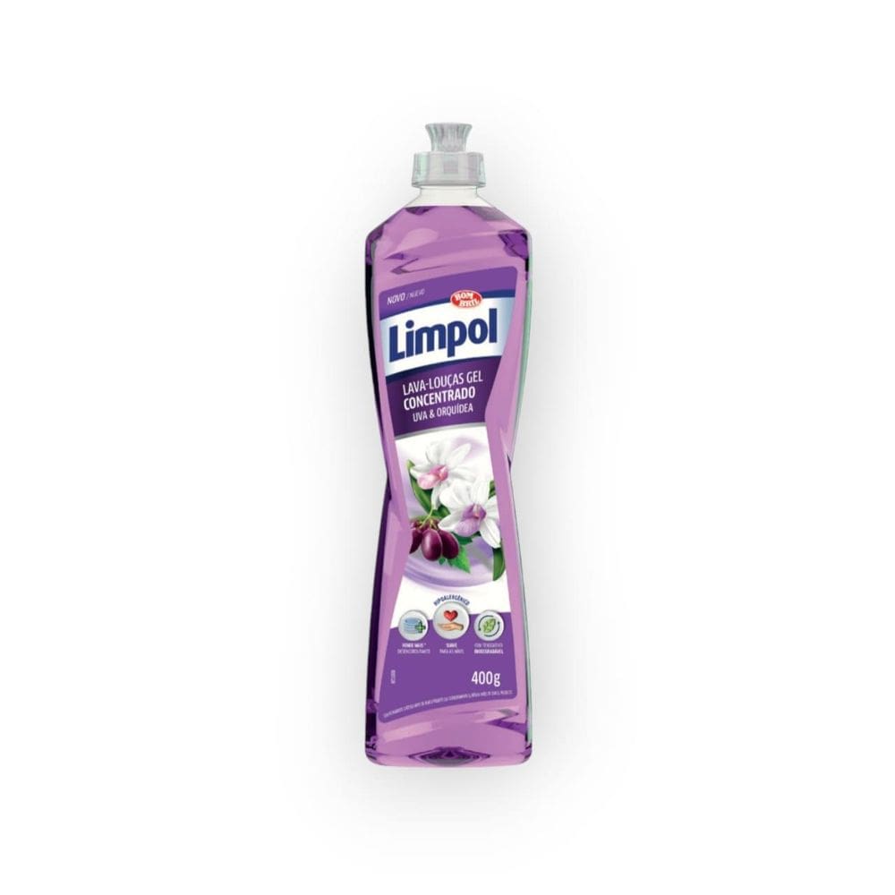 Detergente Limpol Gel Uva E Orquidea 400G