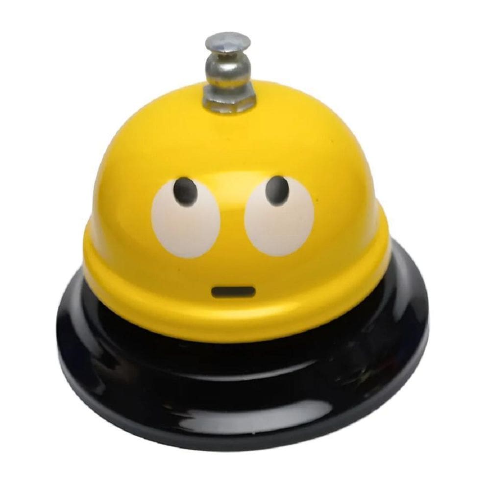 Sino De Mesa Emoji Smiles Pensativo Campainha Sineta