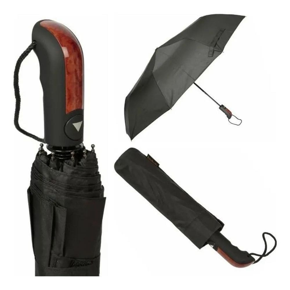 Guarda Chuva Automático Reforçado Resistente Contra Vento So