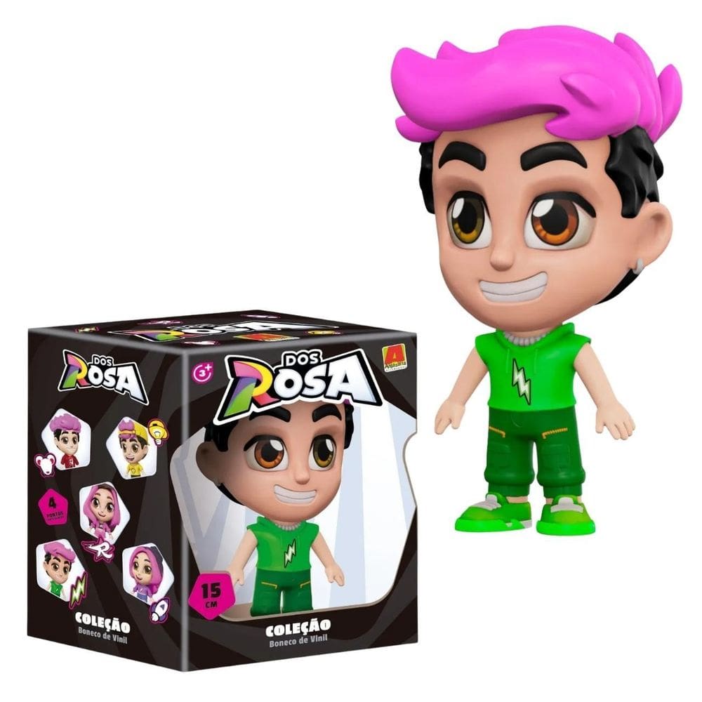 Boneco Void Youtuber Infantil Articulado Boneca Dos Rosa