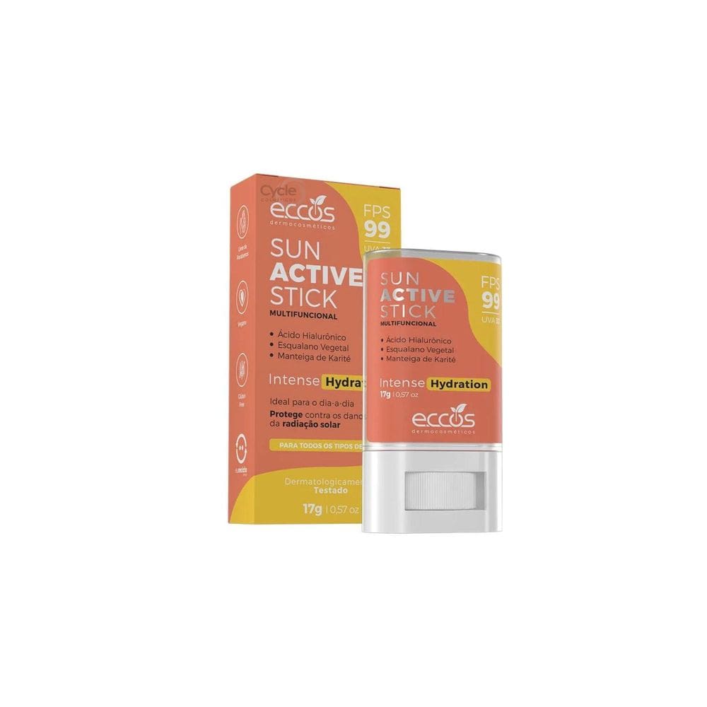 Proteção À Radiação Solar Sunc Active Stick Fps 99 Eccos 17G