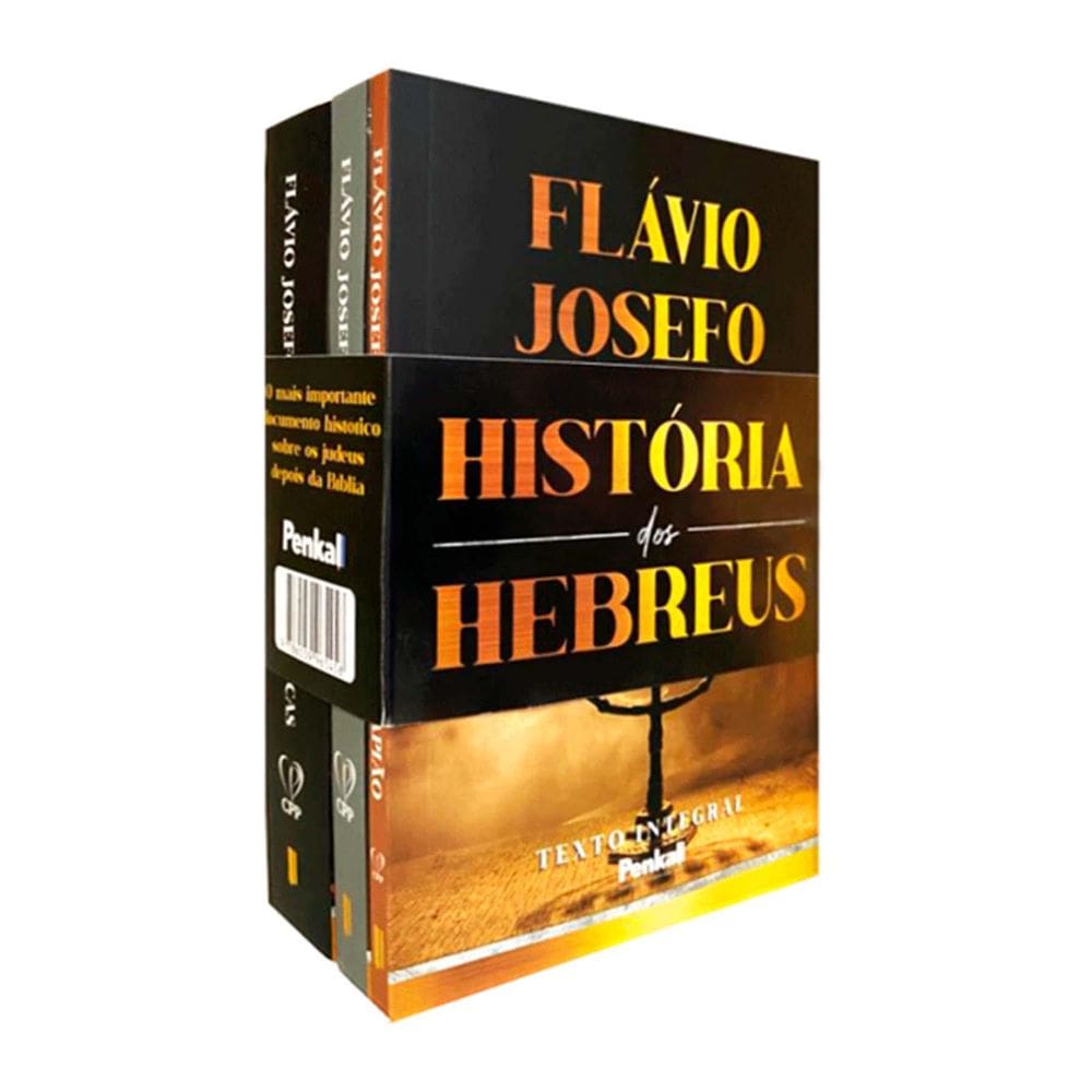 Box 3 Livros A História Dos Hebreus Flávio Josefo Capa