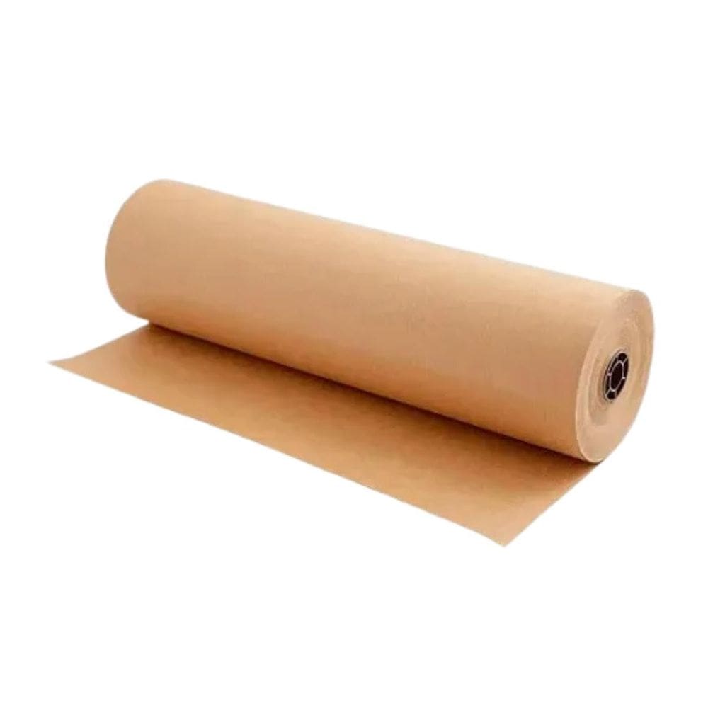 Papel Pardo Semi Kraft Bobina 100Cm Com 5Kg Embalagem 75Mt