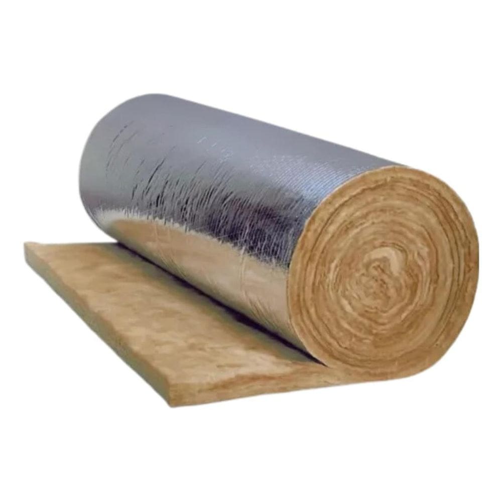 Lã De Vidro Revestimento Alumínio Fogões 1,20M X 50Cm X 38Mm