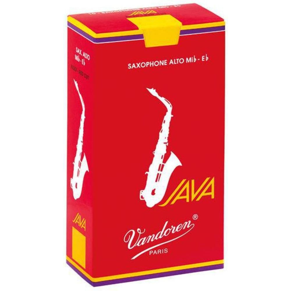 Palheta Vandoren Java Red 2,5 Para Sax Alto
