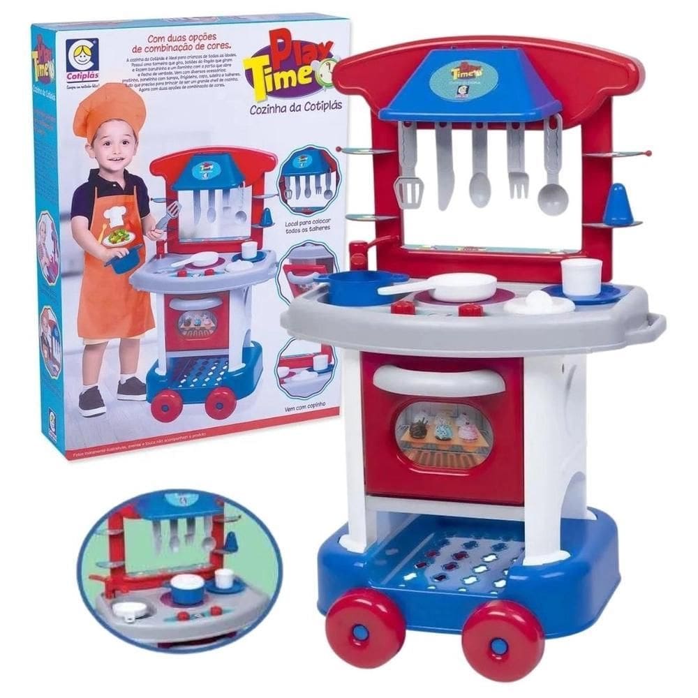Cozinha Infantil Completa Play Time Com Acessórios
