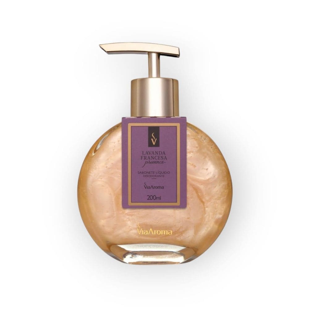 Sabonete Líquido Desodorante Lavanda Francesa Via Aroma