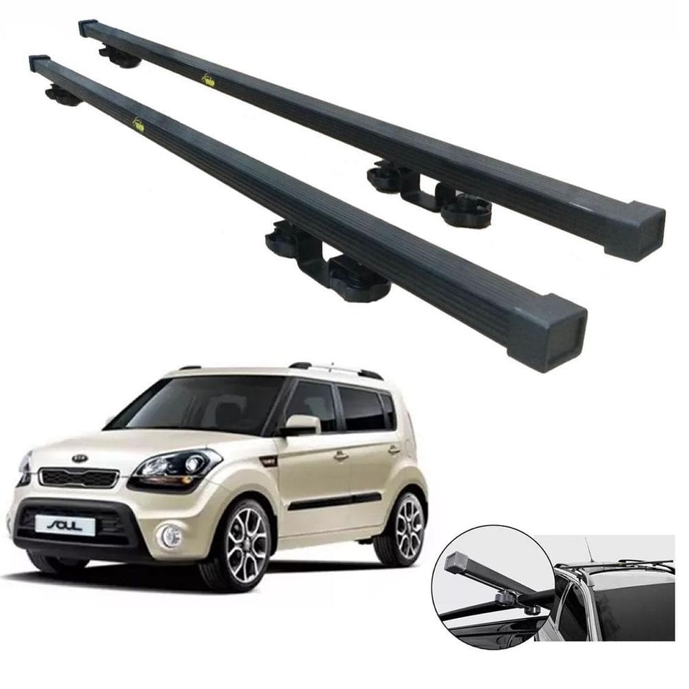 Rack De Teto Bagageiro Travessa Para Longarina Kia Soul
