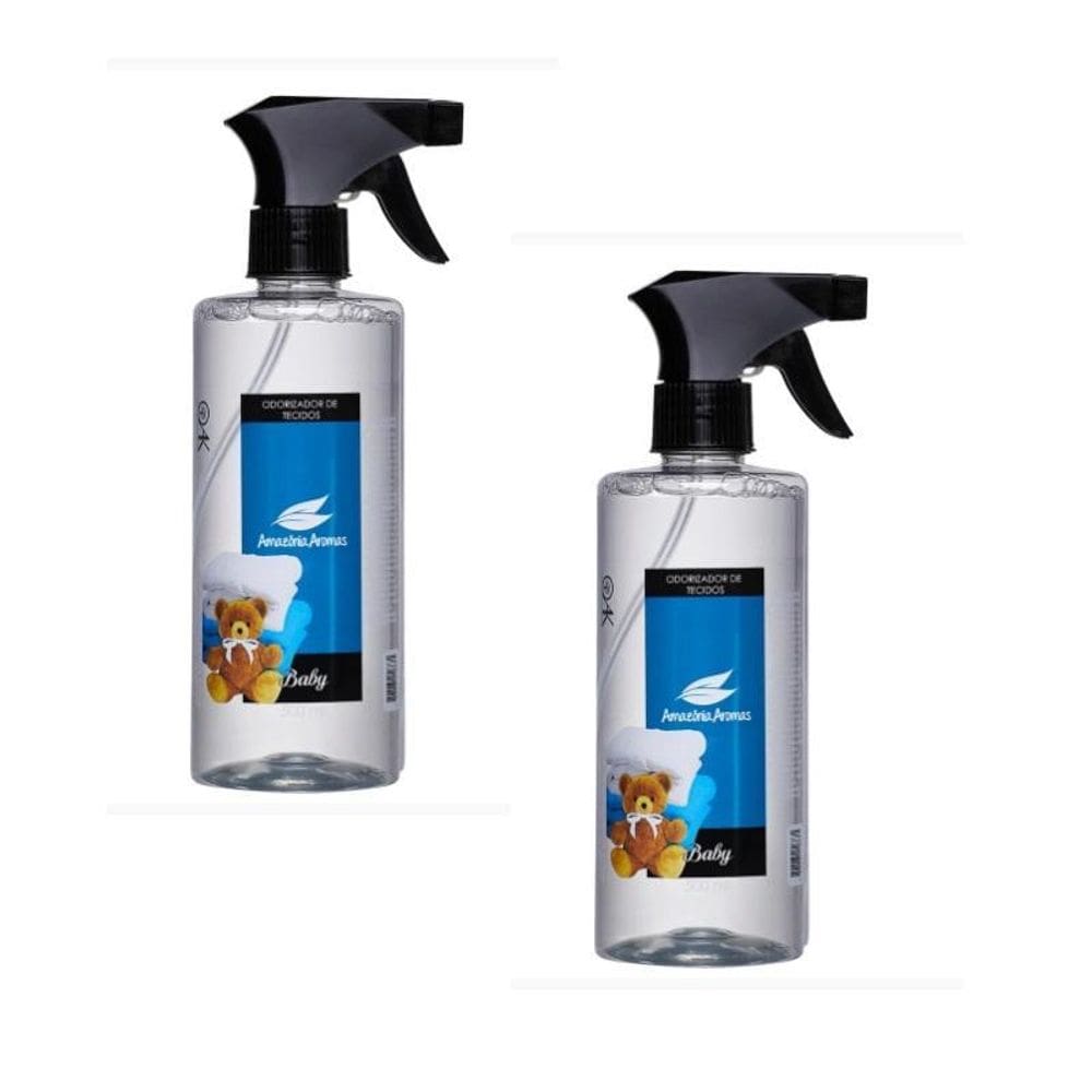 Odorizador De Tecido Baby Amazônia Aromas 500Ml Cd Kit/2