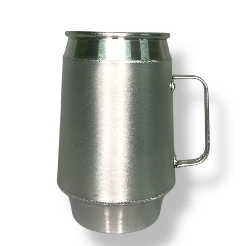 Caneca De Chopp Alumínio Ice Beer Lisa Congelante 500Ml