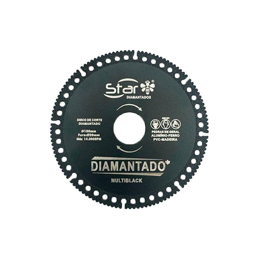 Disco De Corte Multiblack 100X20 - Dc-100-Mb