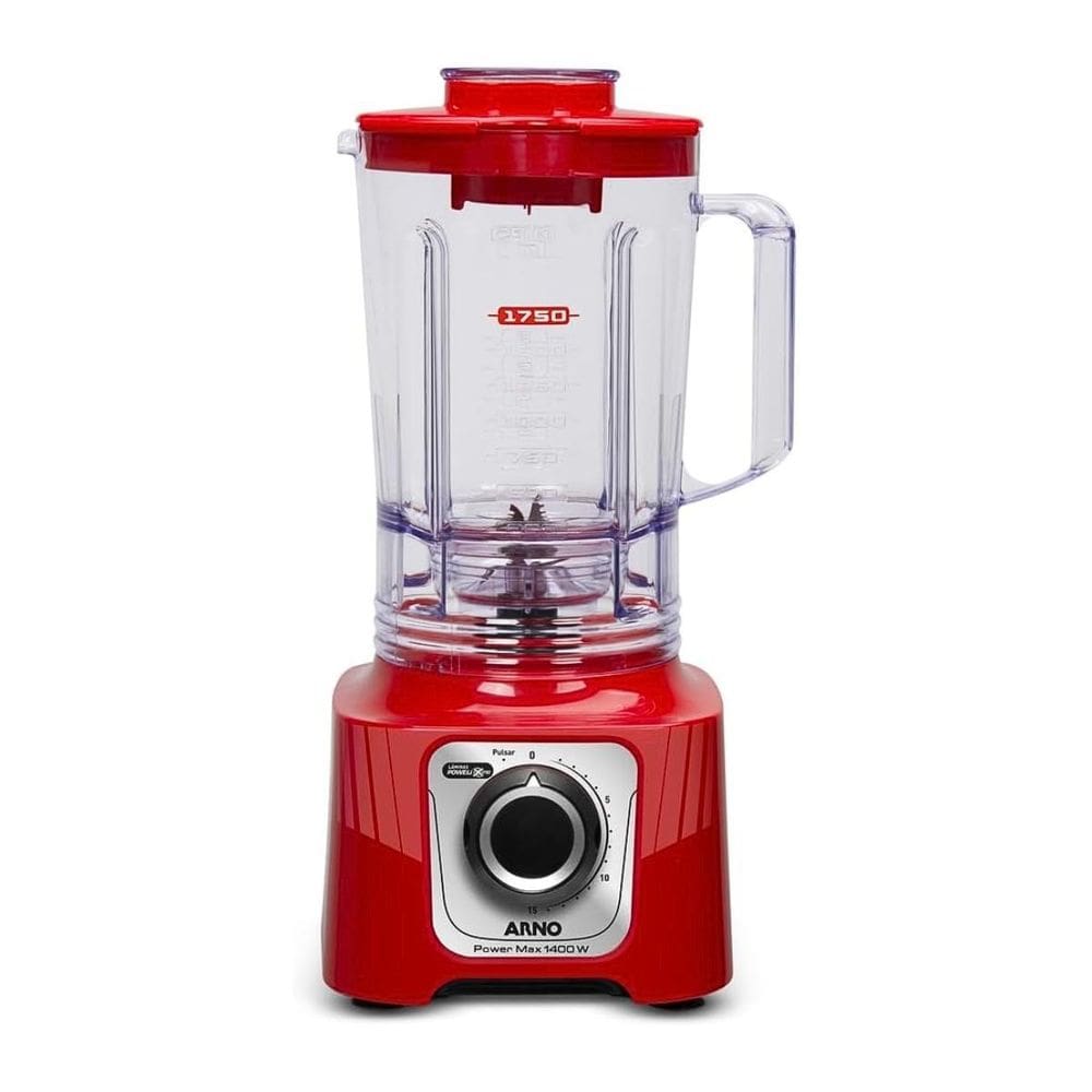 Liquidificador Power Max 1400W 127V Vermelho Ln5575B1