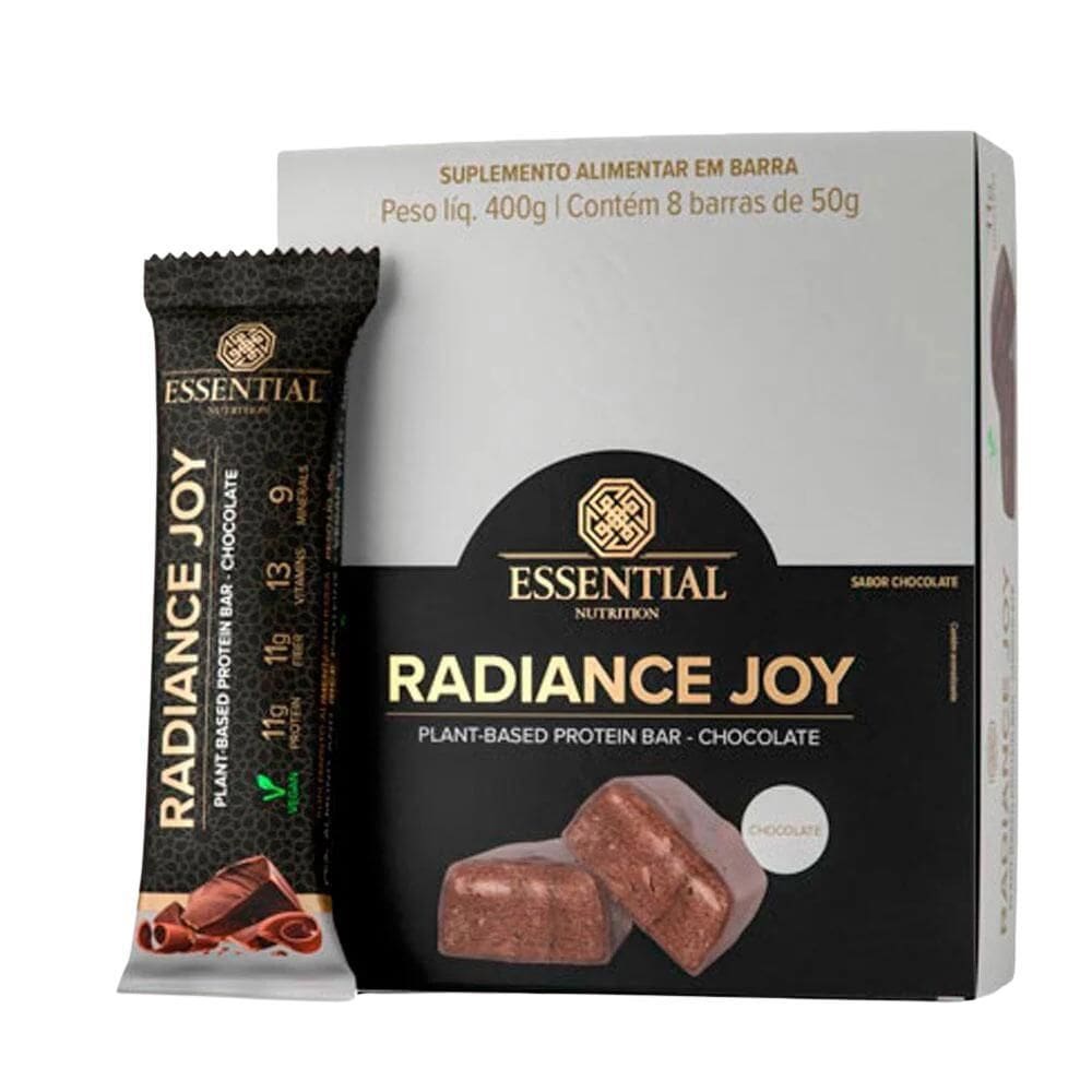 Barrinha Chocolate Radiance Joy Essential Nutrition  8 Uni D