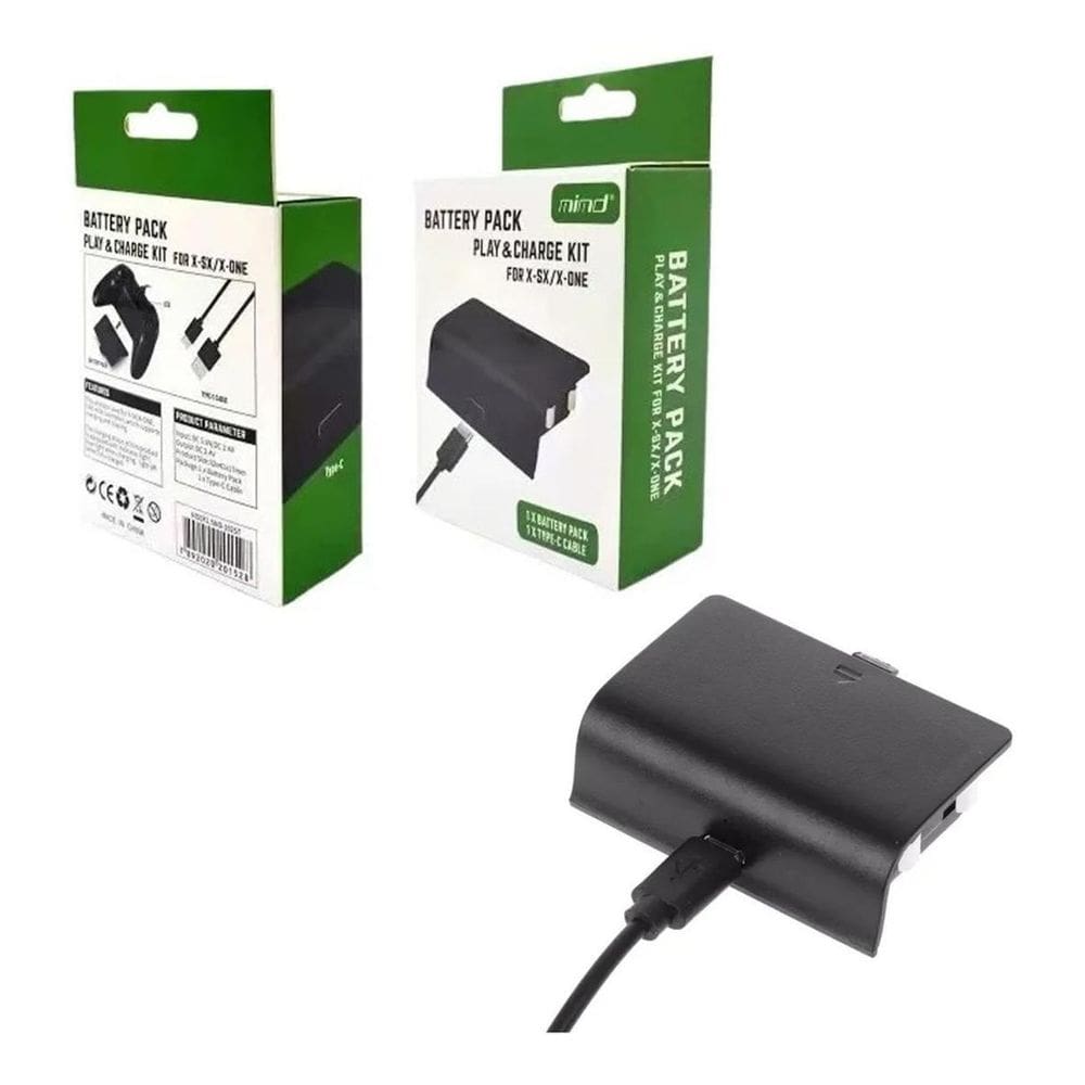 Bateria + Carregador Para Controle Xbox One X-Series X/S