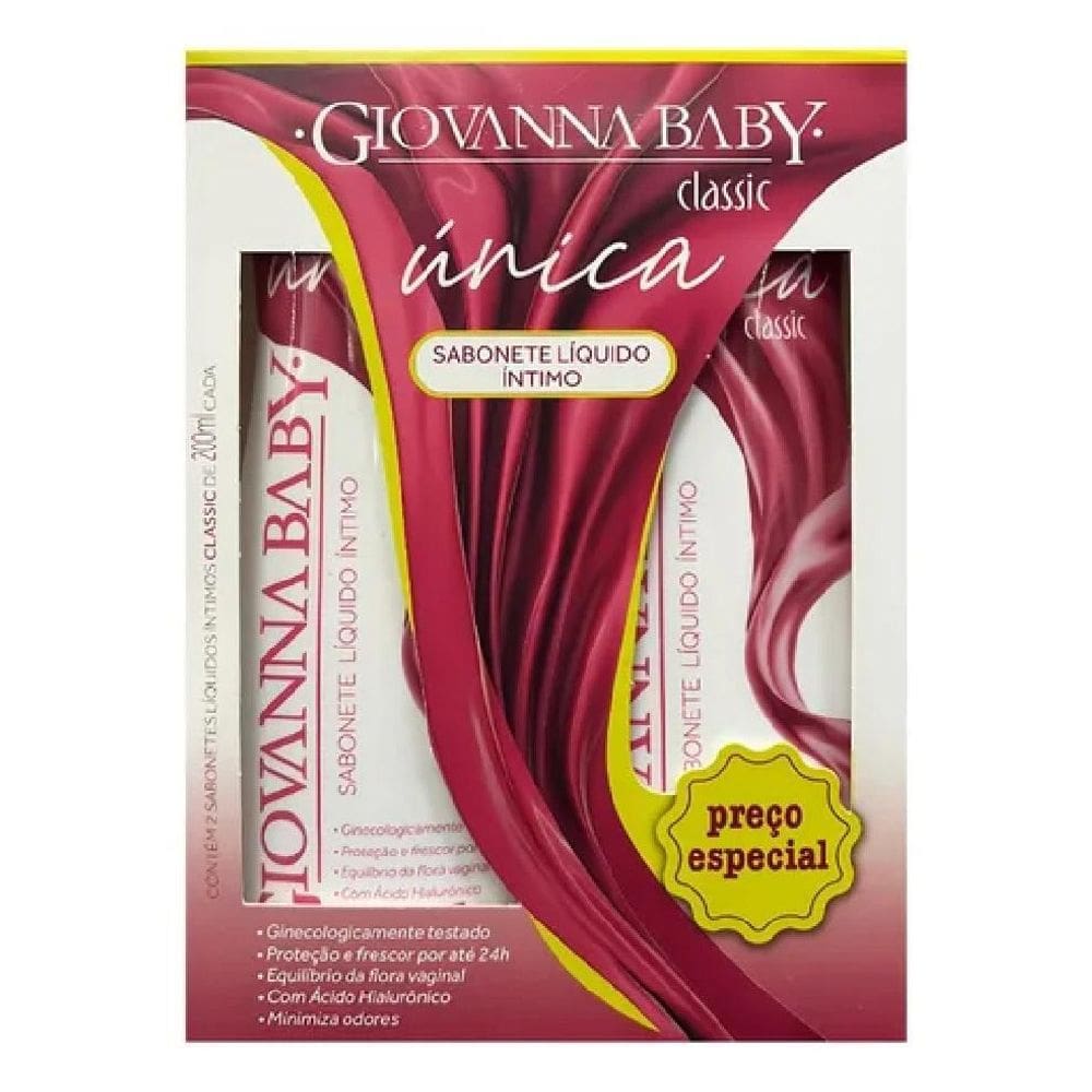 Kit Sabonete Íntimo Giovanna Baby Classic 2 Unidades