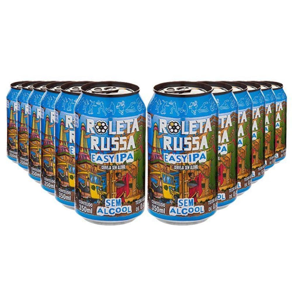 Cerveja Sem Álcool E Glúten Easy Ipa Roleta Russa - 12 Un