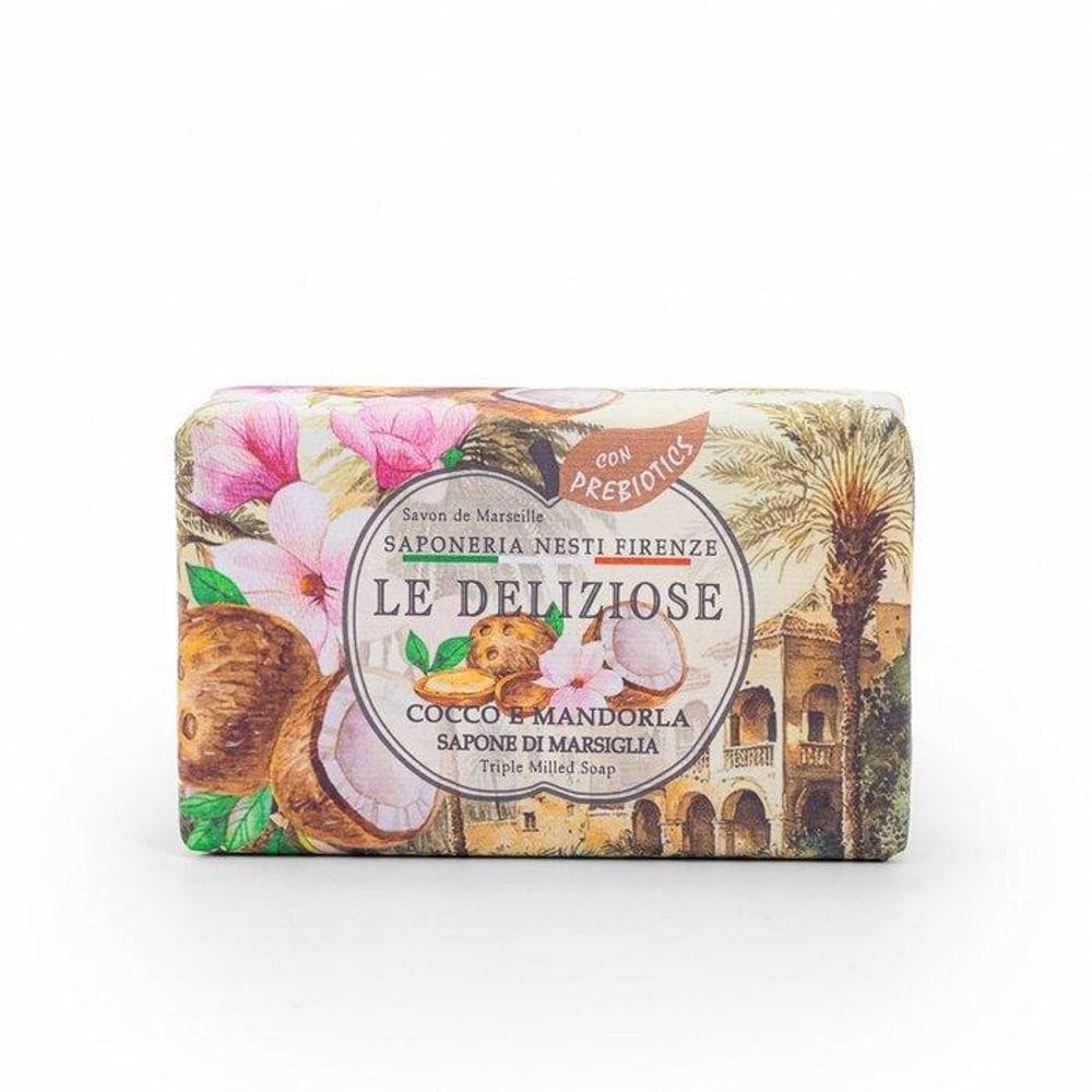 Sabonete Barra Le Deliziose Coco E Amendoas 150G Nesti Danti