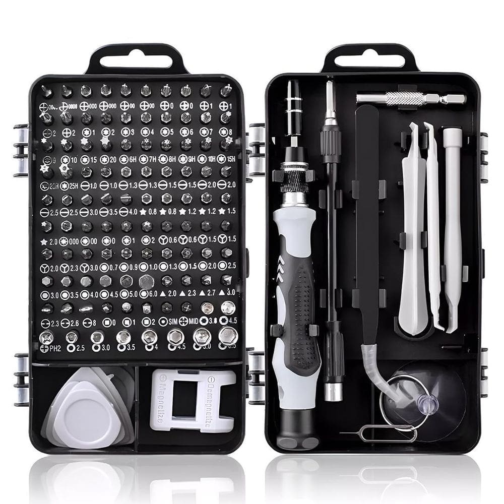Kit Completo 115 Peças Para Reparo De Notebook Pc Celular